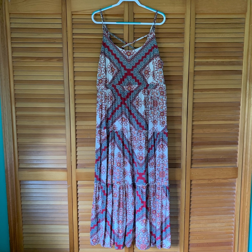 Torrid Maxi Braided Strap Dress